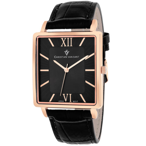 Christian Van Sant Men's Monte Cristo Black dial watch - CV8514
