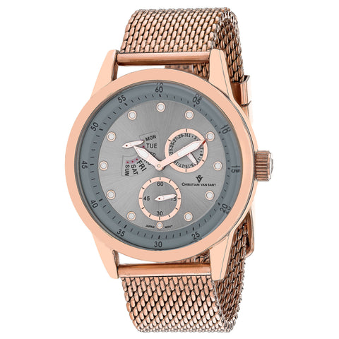 Christian Van Sant Men's Rio Silver Dial Watch - CV8718