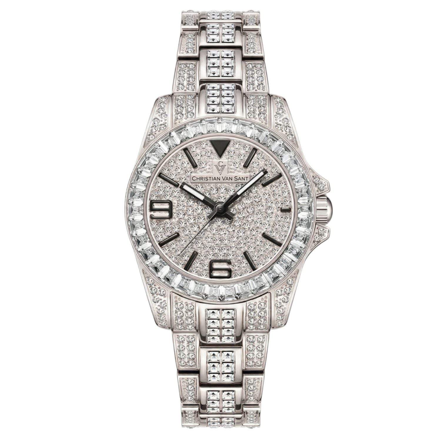 Christian Van Sant Women's Majestic Silver Dial Watch - CV9210