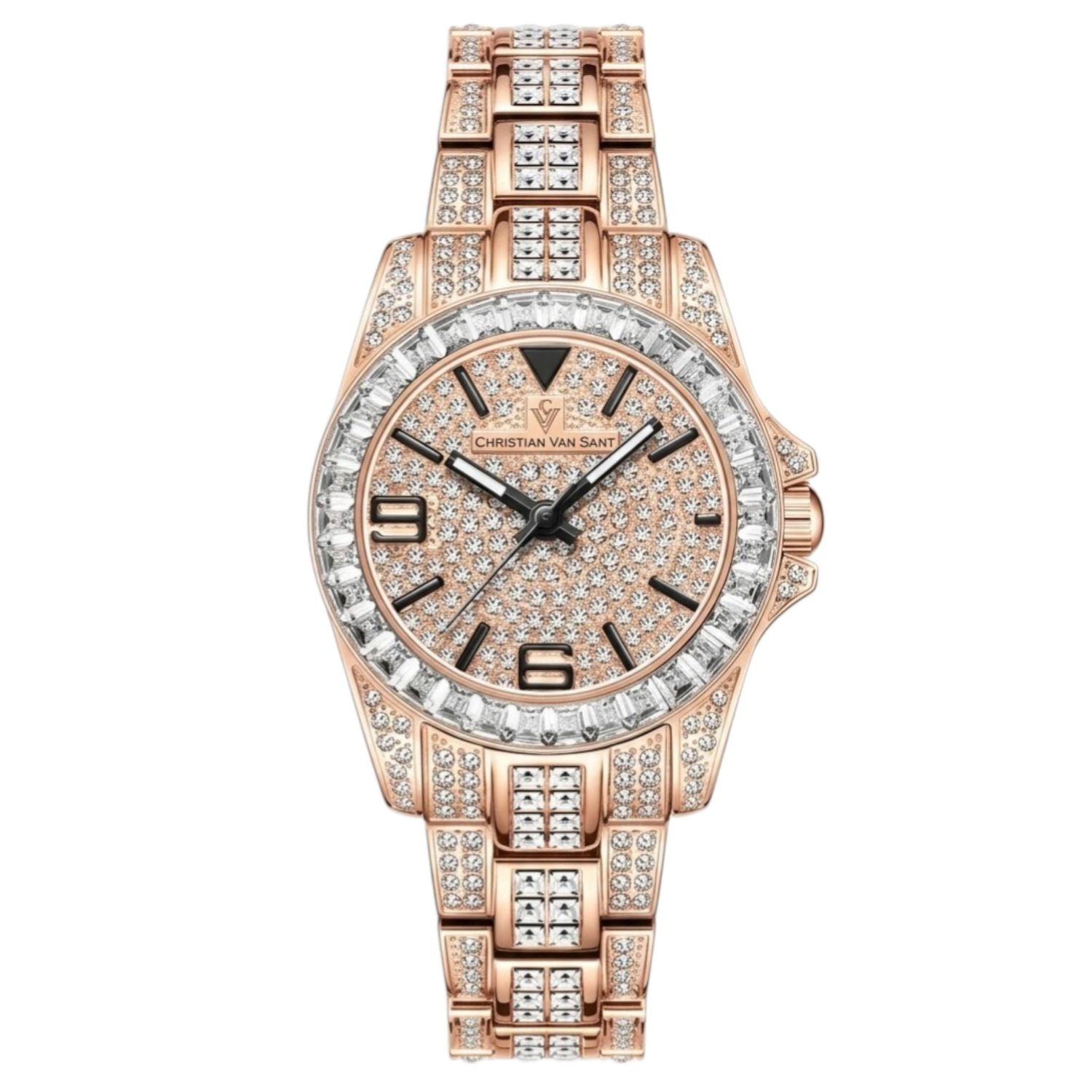 Christian Van Sant Women's Majestic Rose gold Dial Watch - CV9211