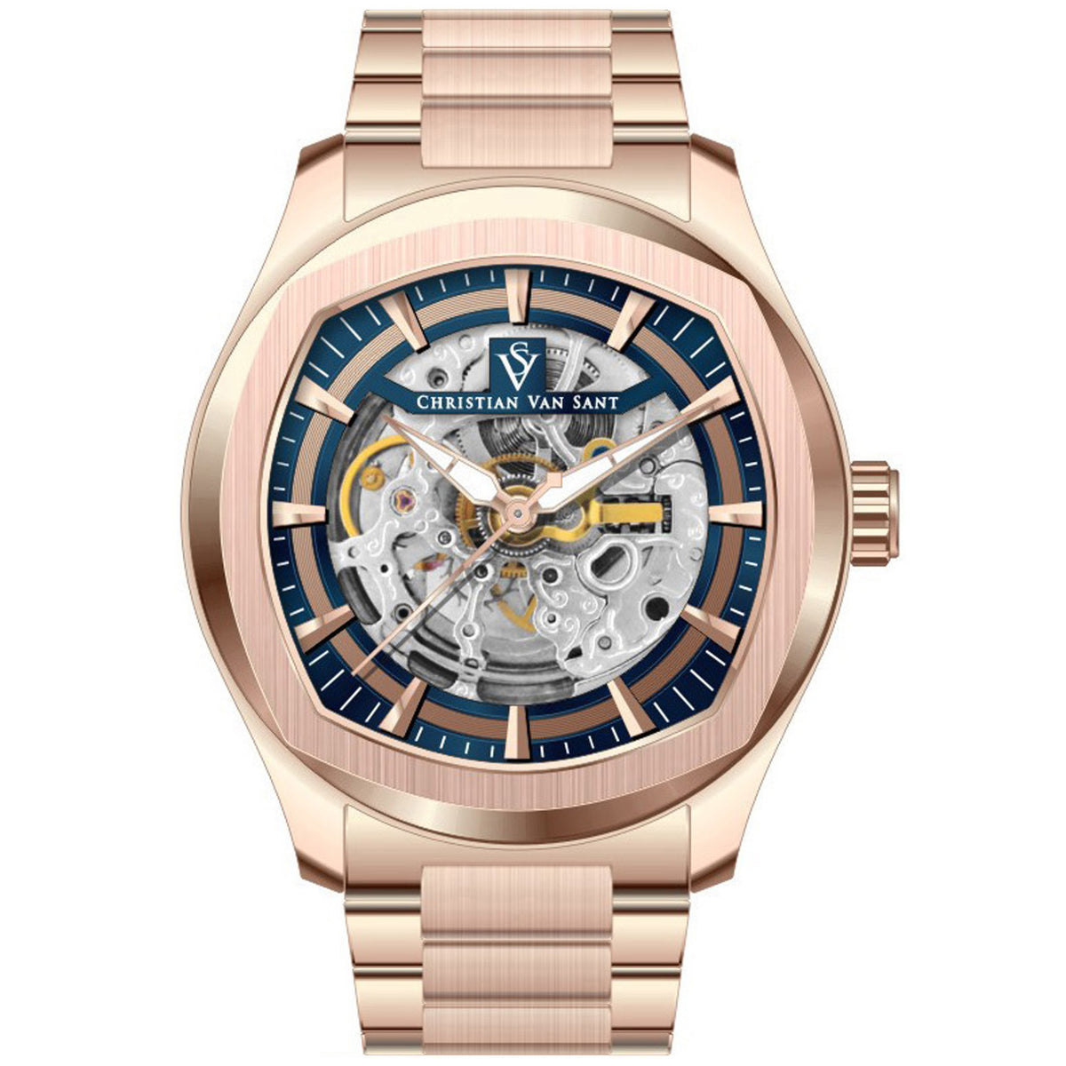 Christian Van Sant Men's Romeo Blue Dial Watch - CV9509
