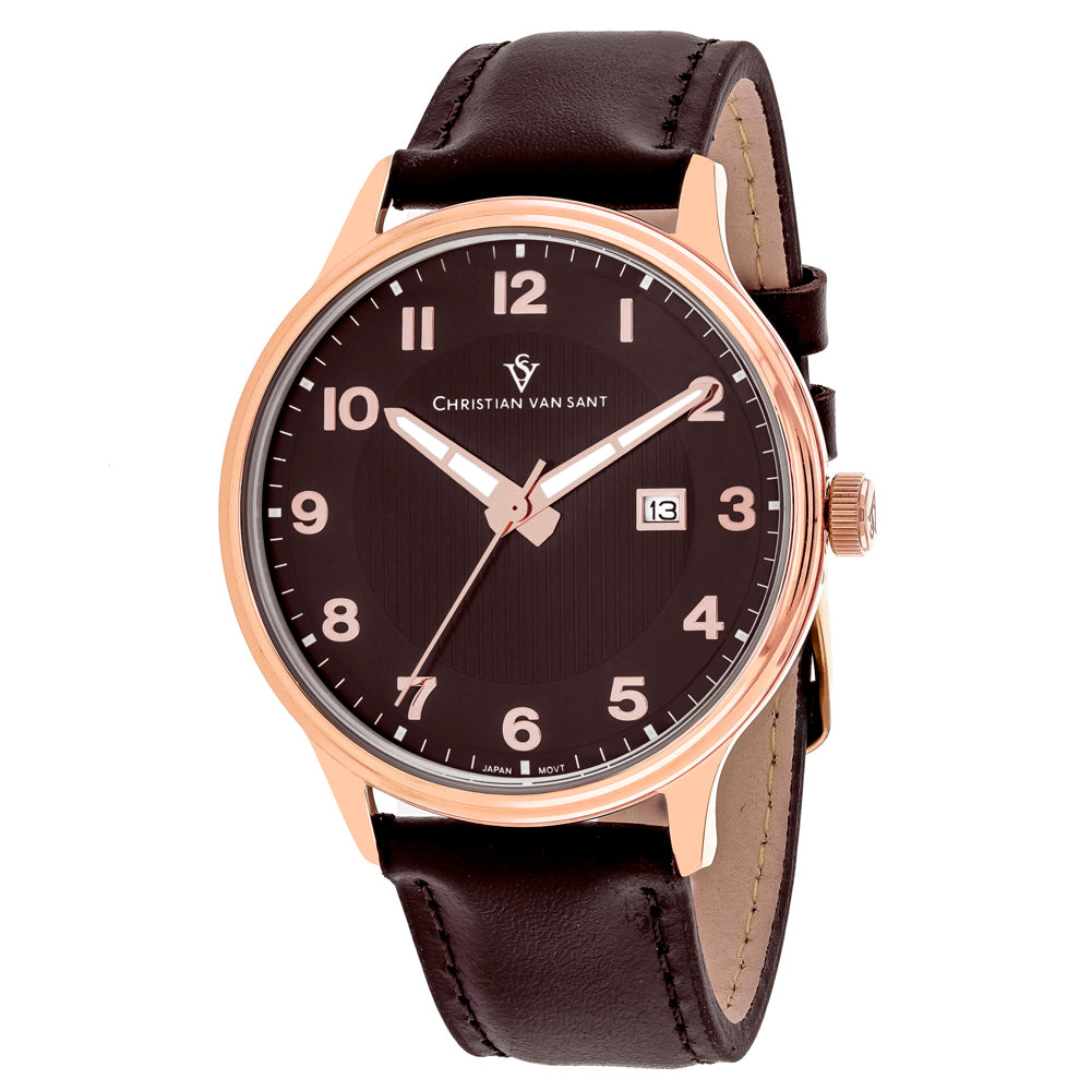 Christian Van Sant Men's Montero Brown Dial Watch - CV9811
