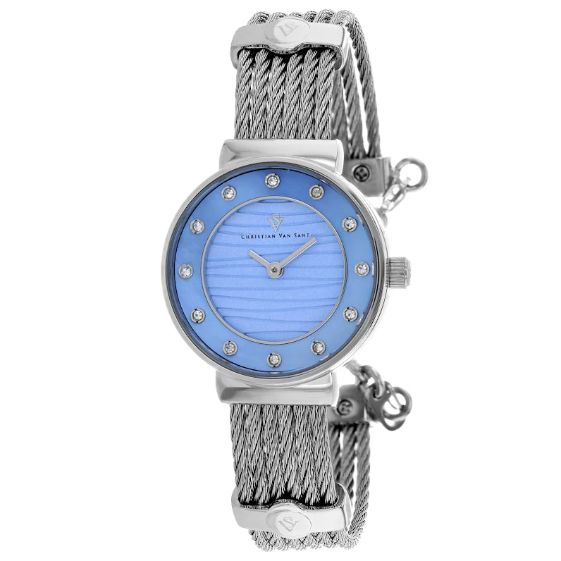 Christian Van Sant Women's Cavo Blue Dial Watch - CV1295