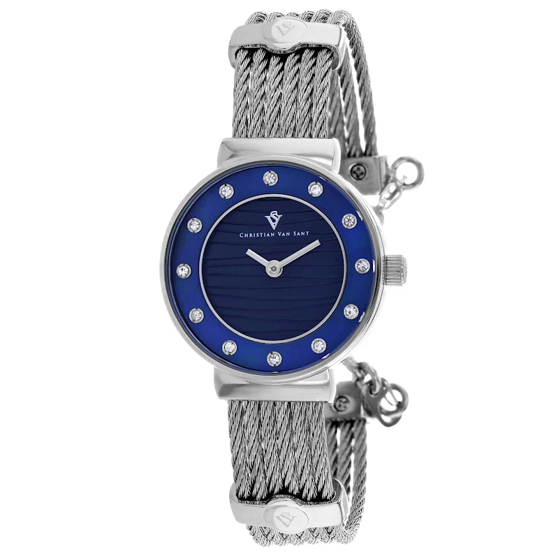 Christian Van Sant Women's Cavo Blue Dial Watch - CV1292